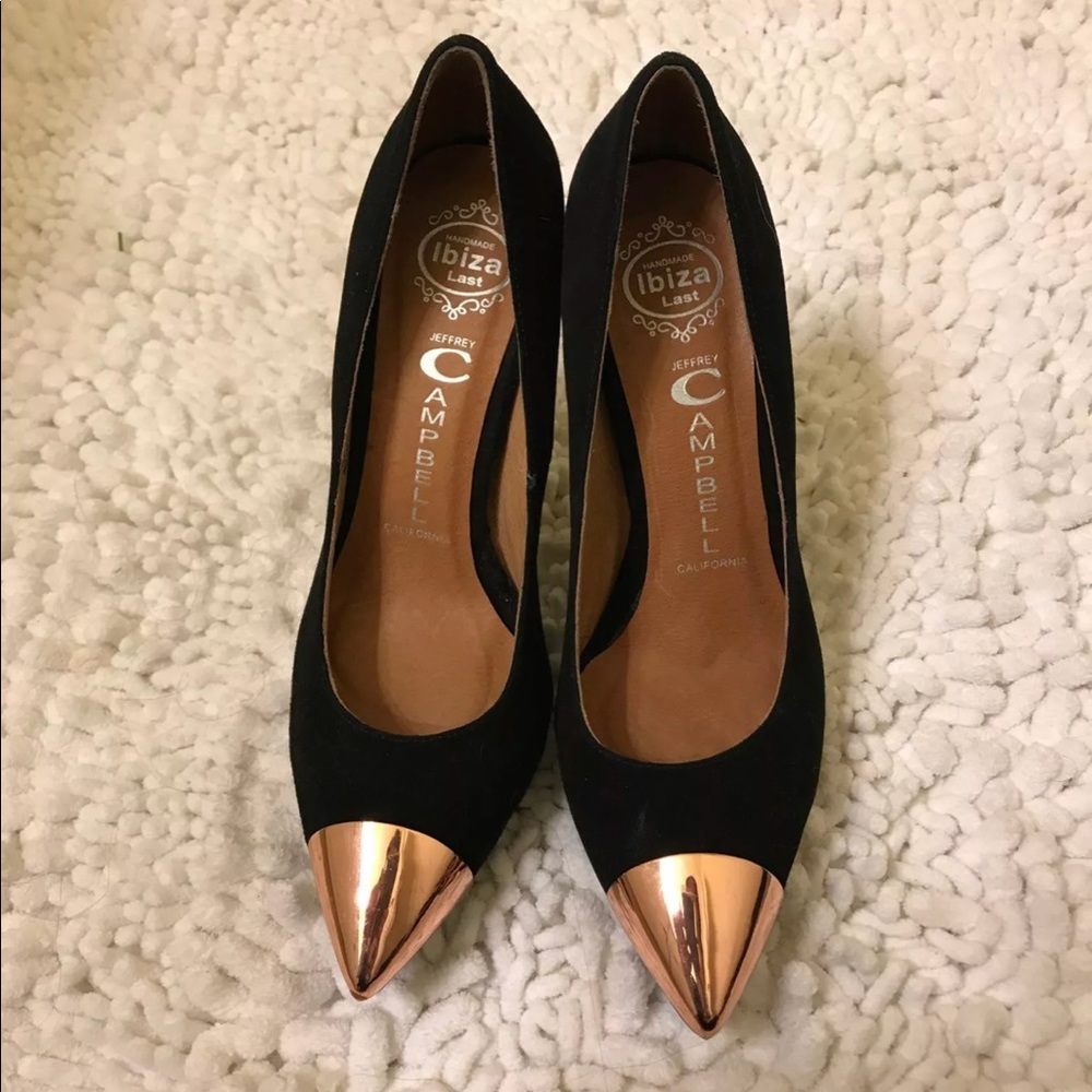 New Jeffrey Campbell bullet cap heels